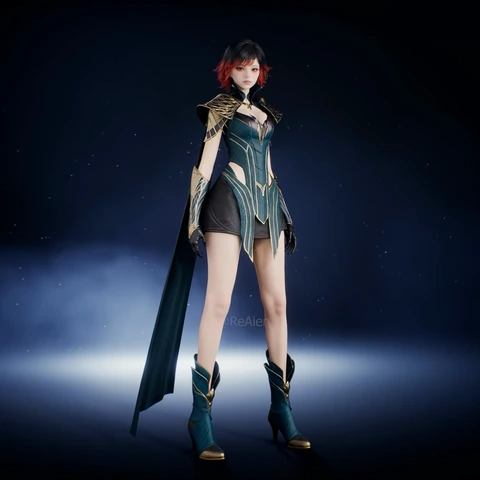 Azure Aura, front view