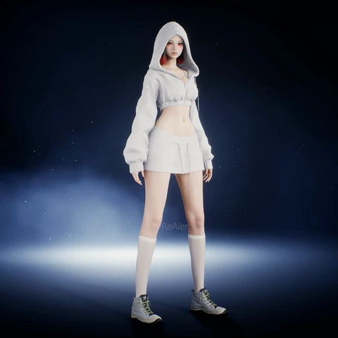 Casual Hoodie, front view
