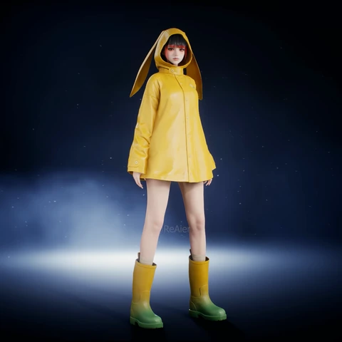 Clear Skies Poncho, front view