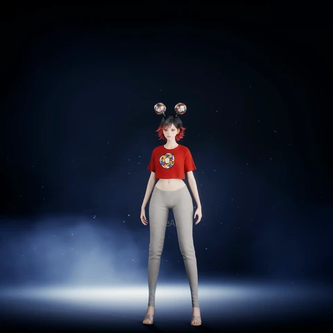Fan Uniform, front view