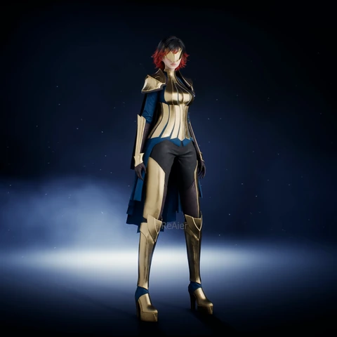Gilded Guardian, front view