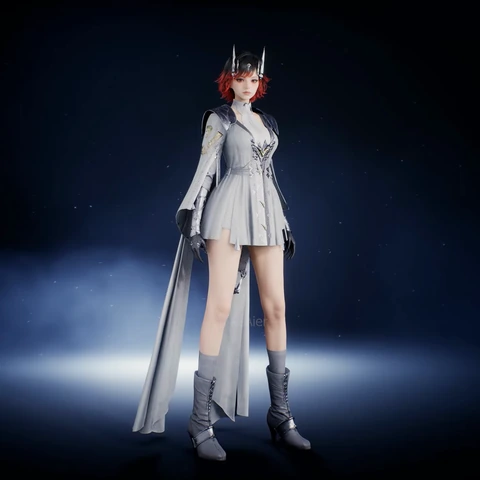 Pure White Executioner, front view