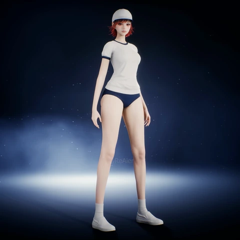 Retro Gym Clothes, front view
