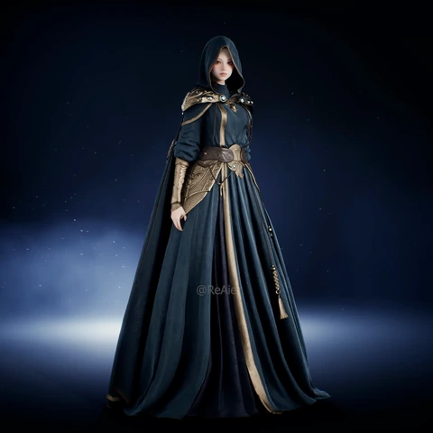 Sage's Robes, front view