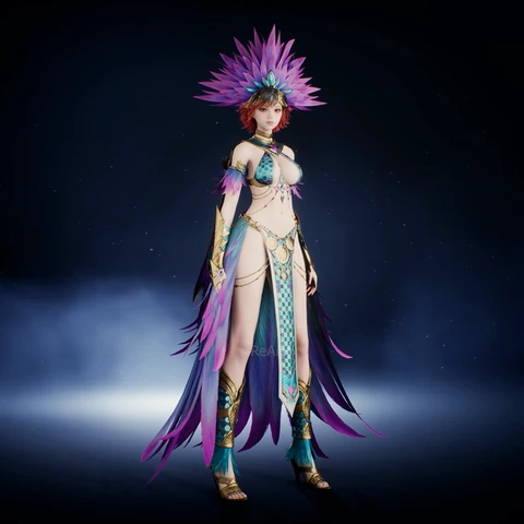 Skyfeather Guardian, front view