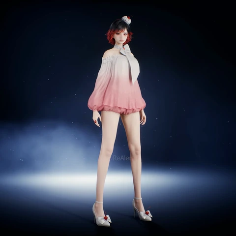 Sweet Cherry Cake, front view