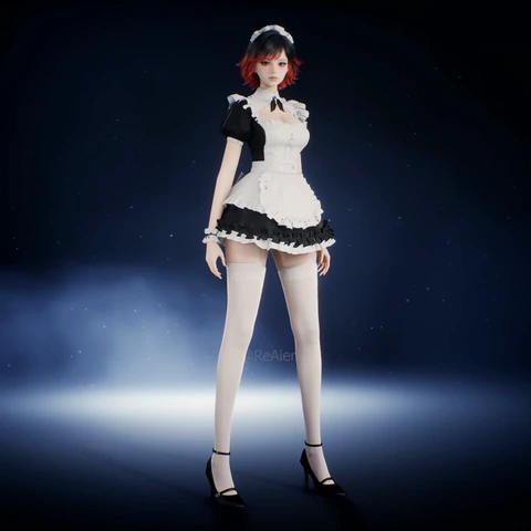 Warm-Hearted Maid, front view